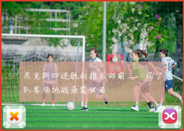 尼克斯四连胜剑指东部前三，辽宁队客场挑战亟需破局